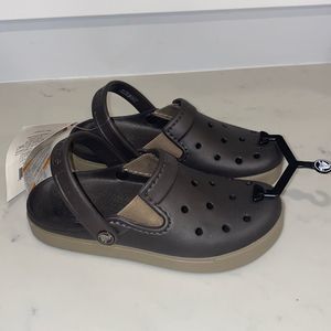 CROCS Kids Unisex Brown Clogs